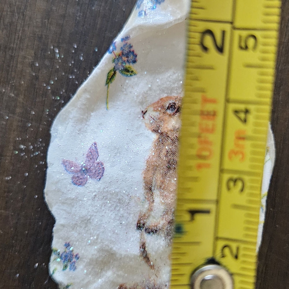 Floral Rabbit Decorative Piece - Picture 3 of 3